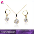 Luxury Design Cooper Fashion Dubai Gold Plated Jewelry Set for Party